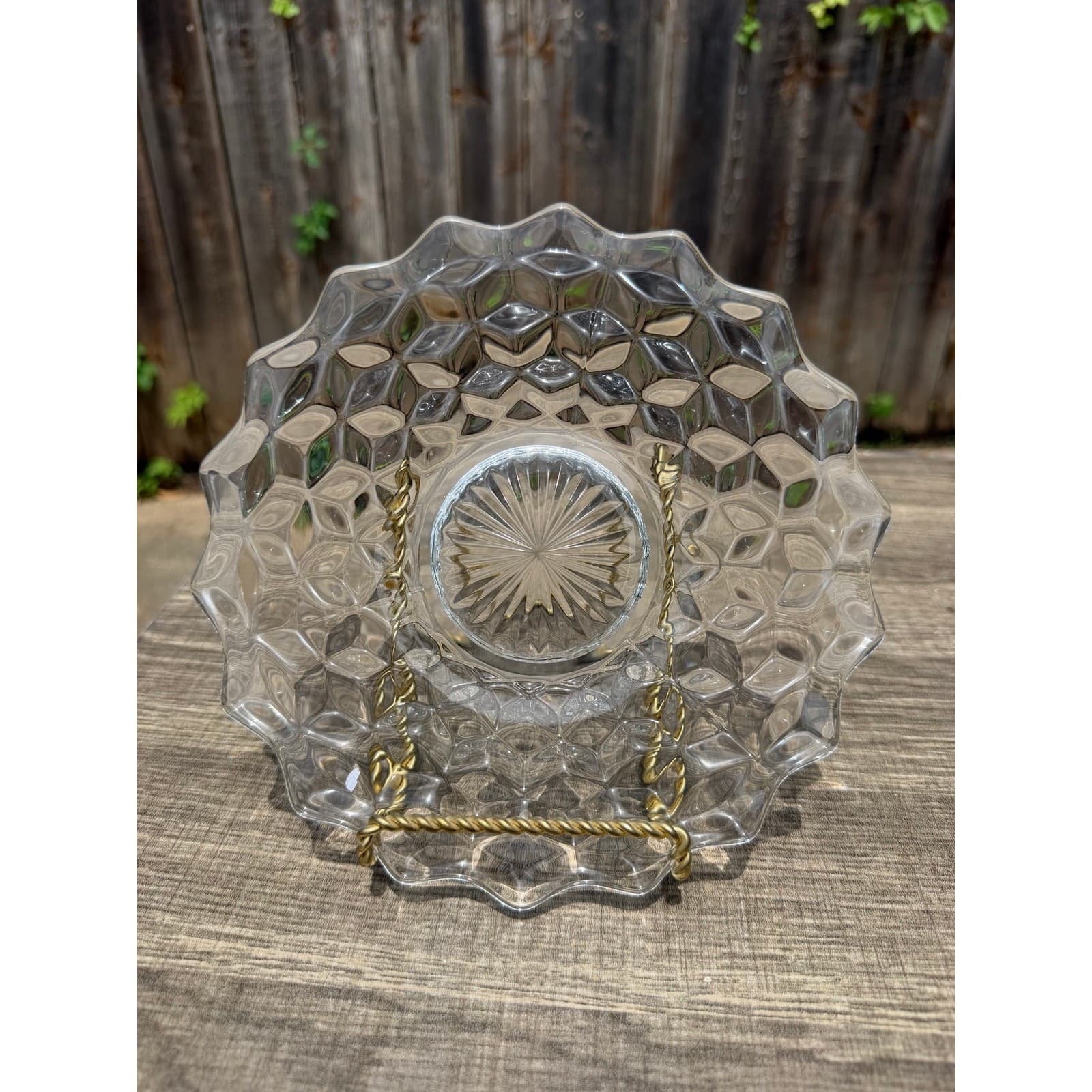 Fostoria 'American' Clear Glass 7.5” Vintage Bread Dessert/Plates-Set of 9 - Thumbnail 13