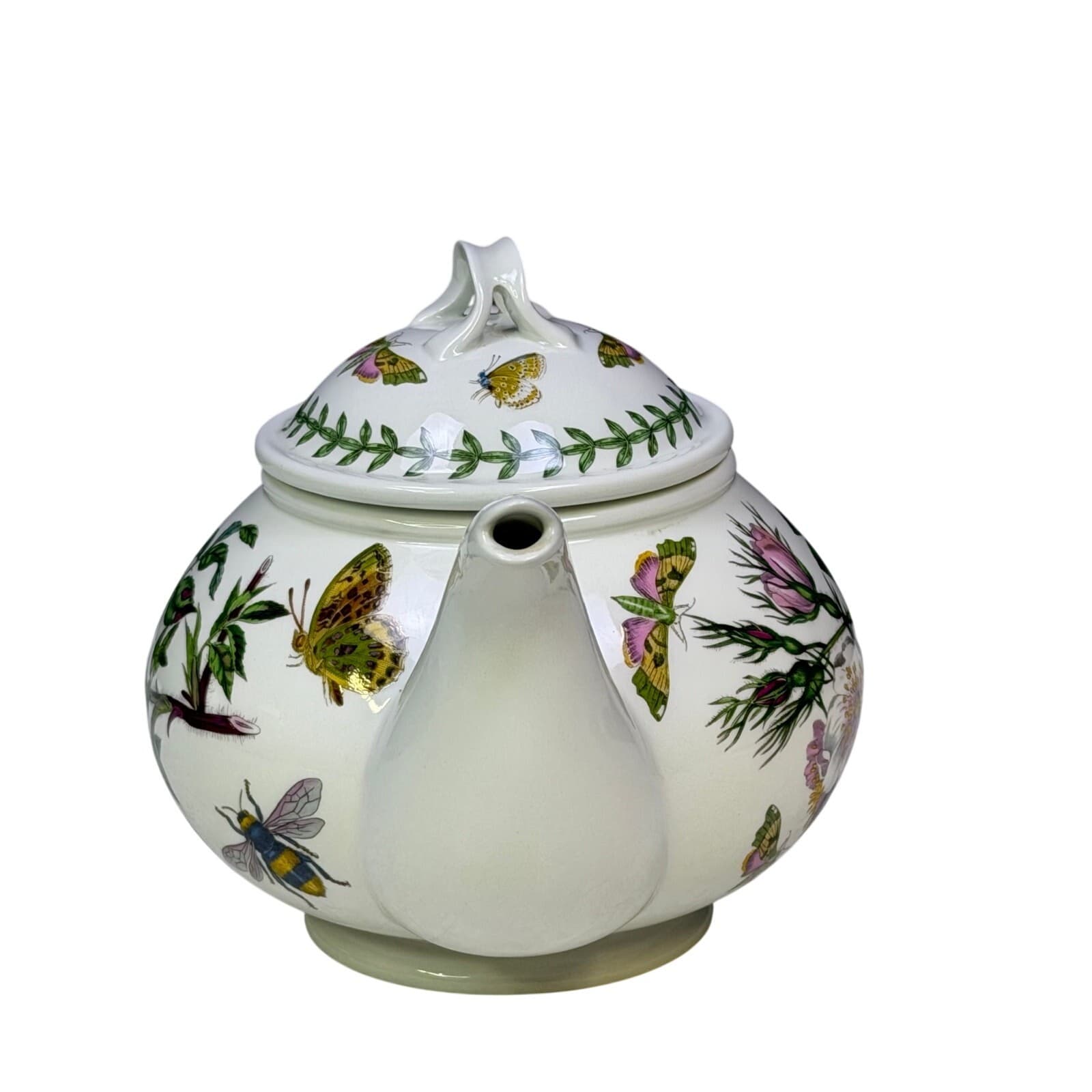 Portmeirion Botanical Garden Teapot Dog Rose England Susan Williams-Ellis - Thumbnail 4