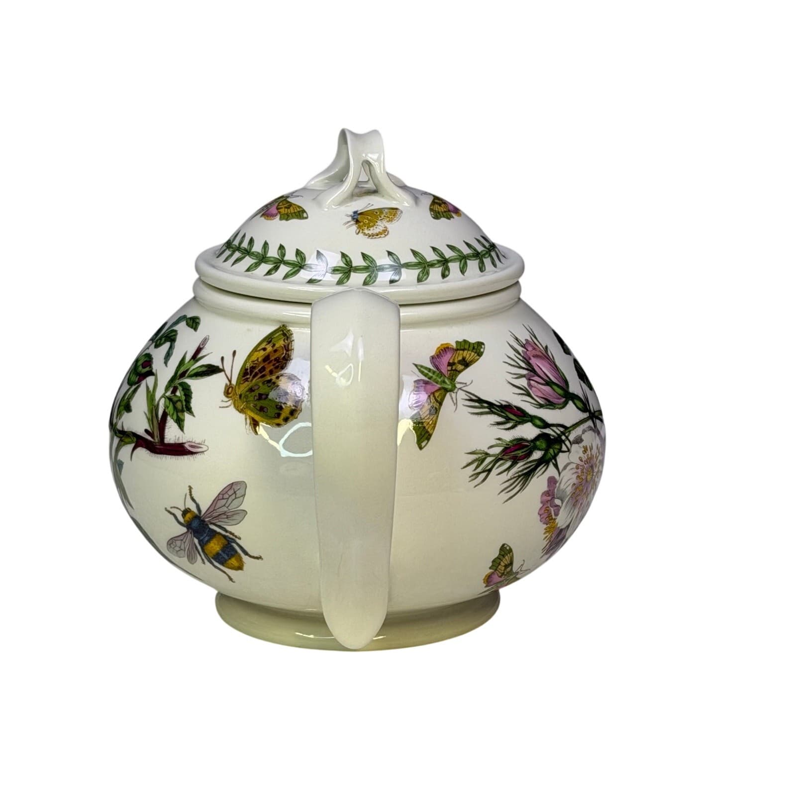 Portmeirion Botanical Garden Teapot Dog Rose England Susan Williams-Ellis - Thumbnail 2