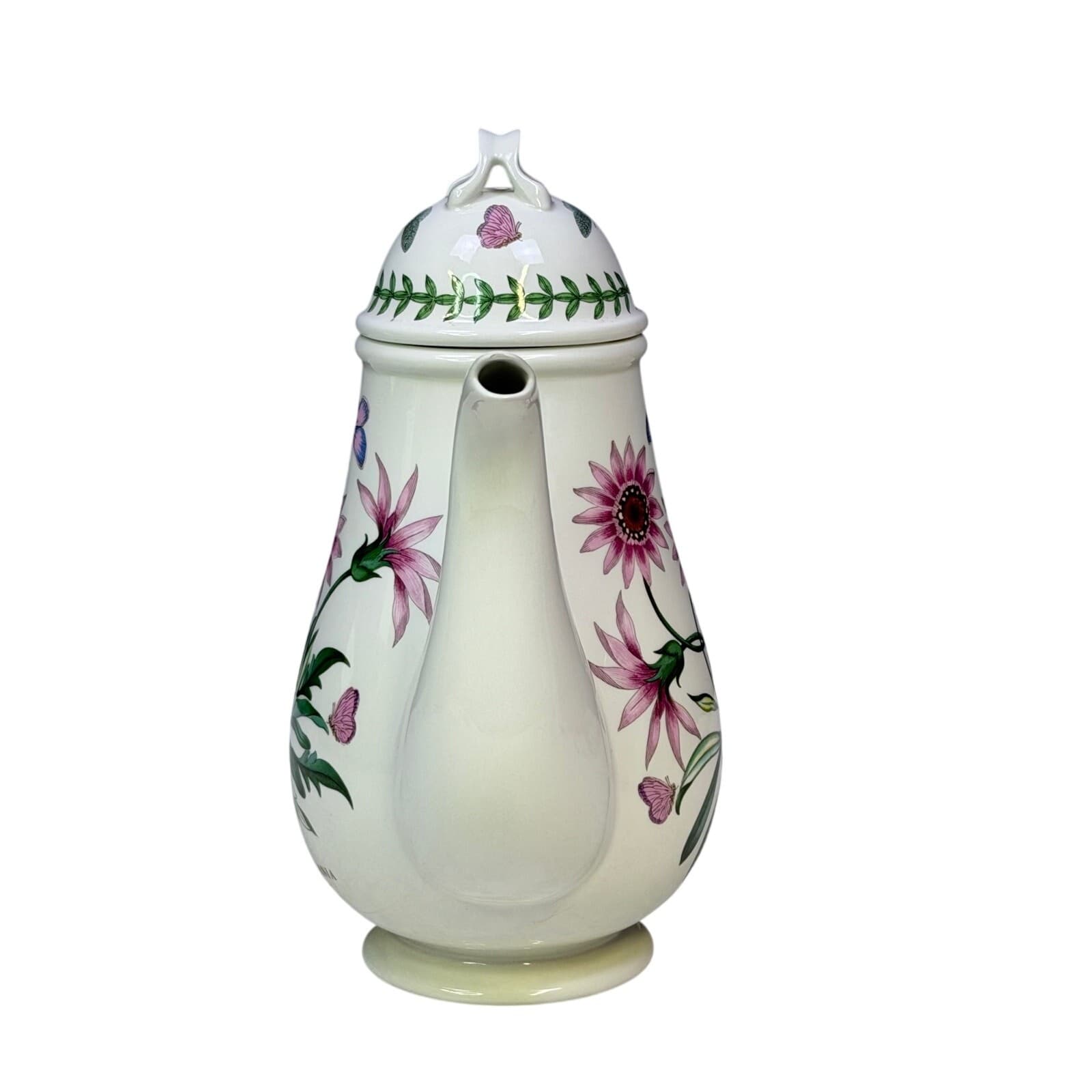 Portmeirion Botanic Garden Coffeepot Treasure Flower England Susan WilliamsEllis - Thumbnail 4