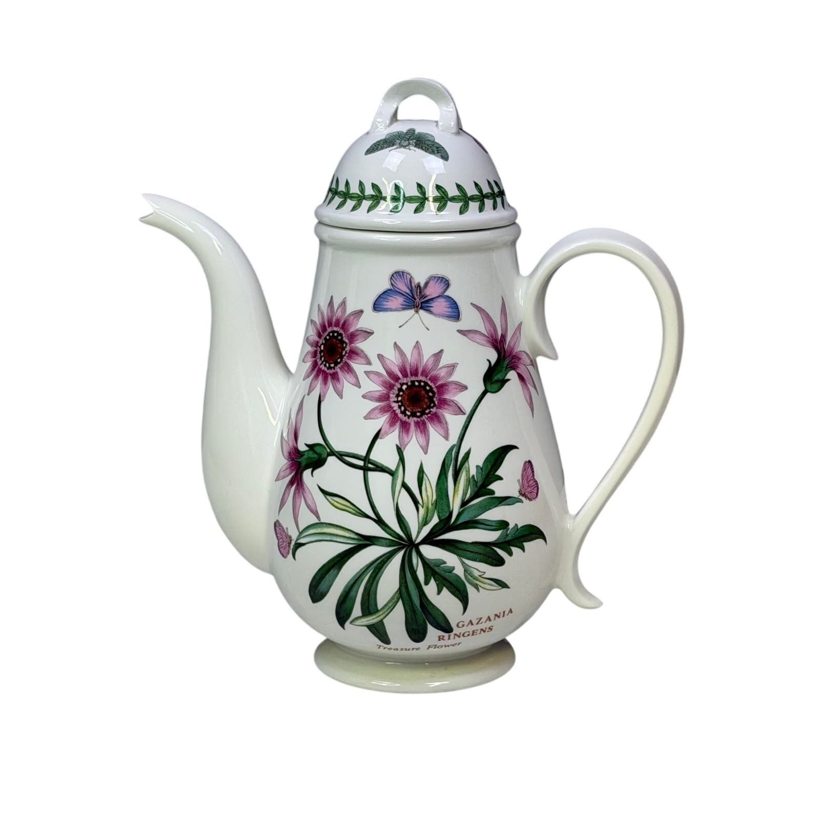 Portmeirion Botanic Garden Coffeepot Treasure Flower England Susan WilliamsEllis - Thumbnail 3