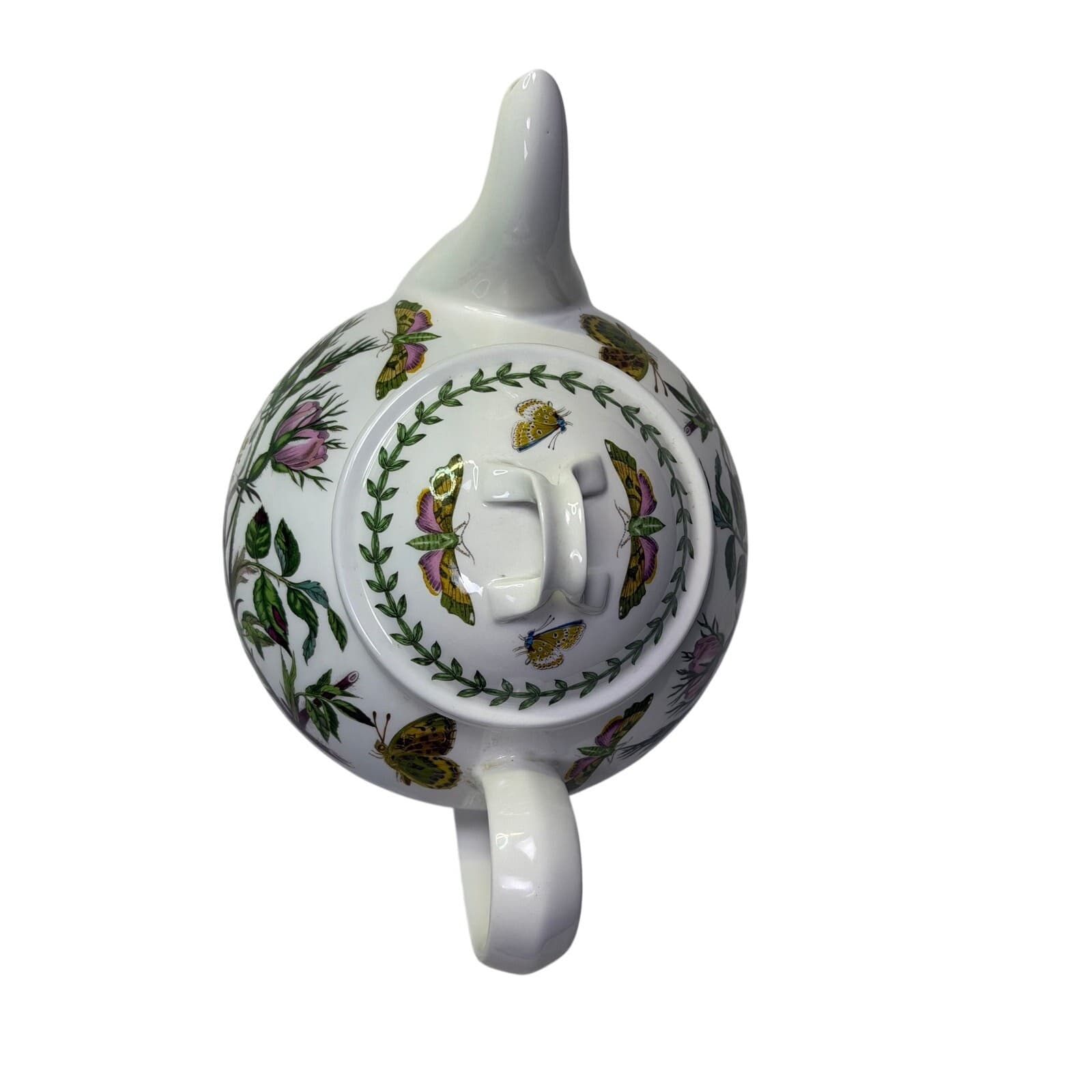 Portmeirion Botanical Garden Teapot Dog Rose England Susan Williams-Ellis - Thumbnail 5