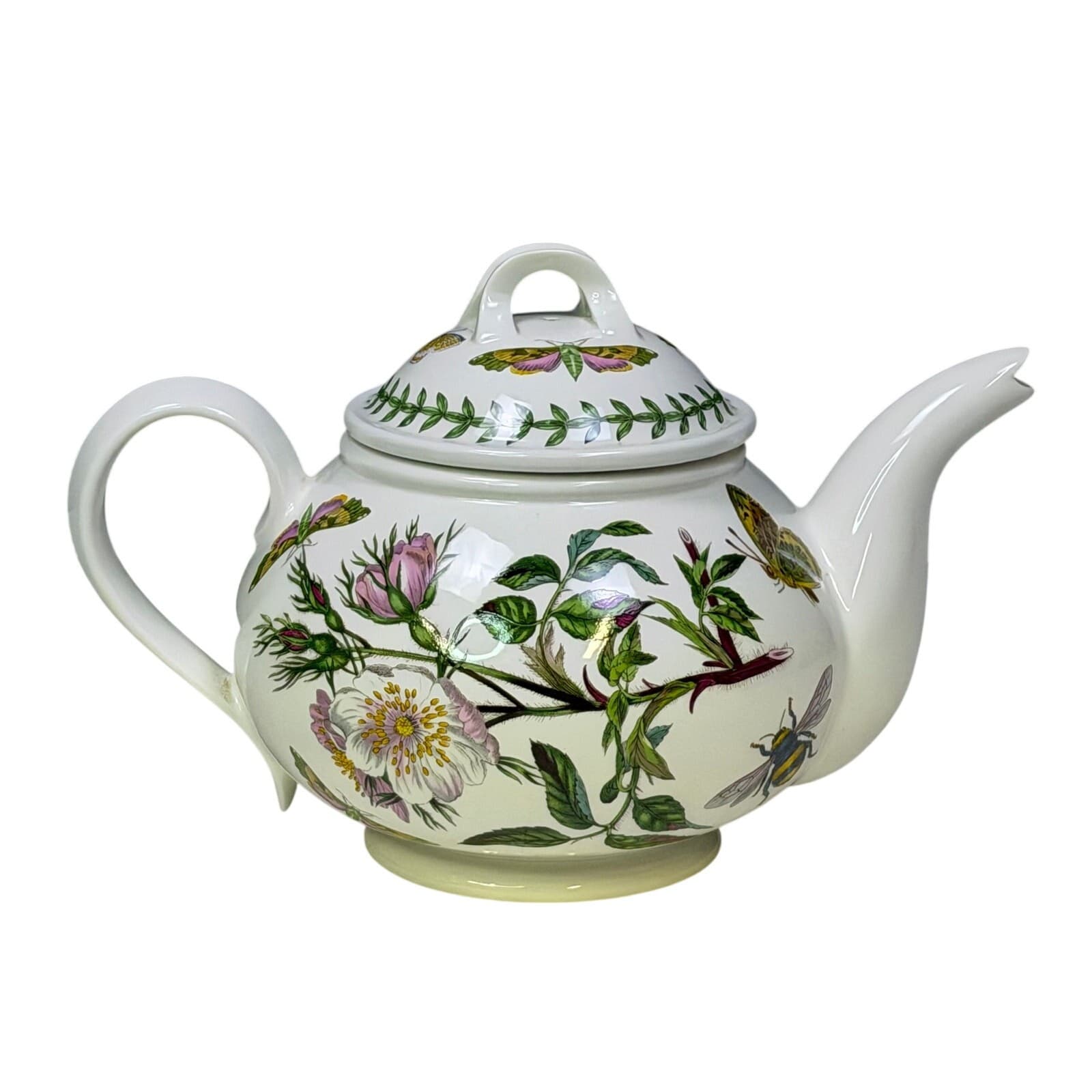 Portmeirion Botanical Garden Teapot Dog Rose England Susan Williams-Ellis - Thumbnail 3
