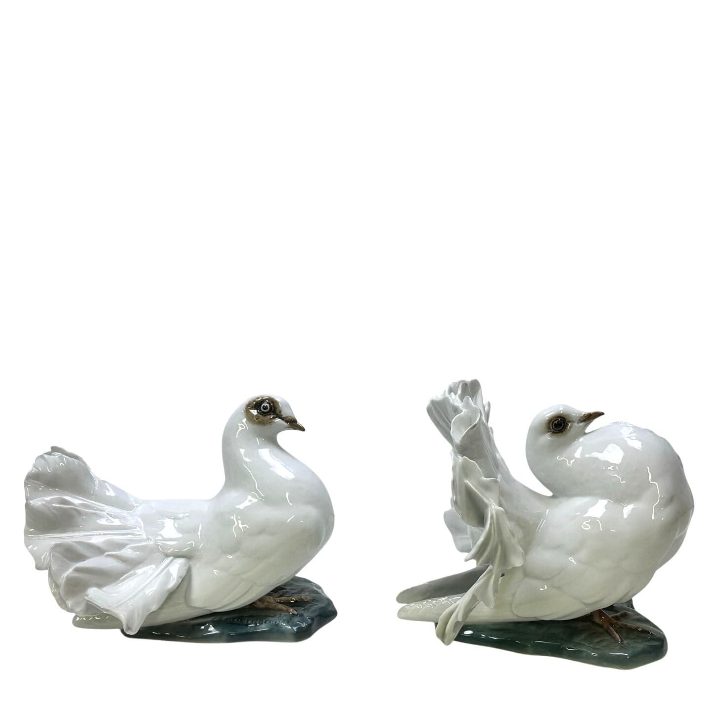 Rosenthal Porcelain 'Courting Doves' by Fritz Heidenrich Germany Mid Century - Thumbnail 8