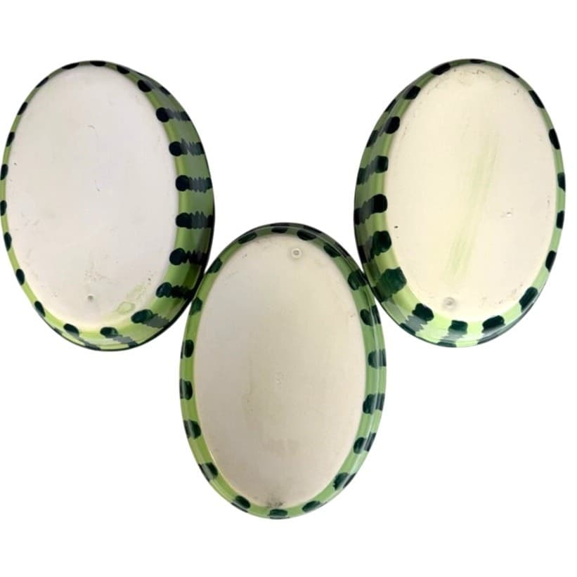 Whimsical Watermelon Design Oval 9.25" Casseroles/Serving Dishes-Set of 3 - Thumbnail 4