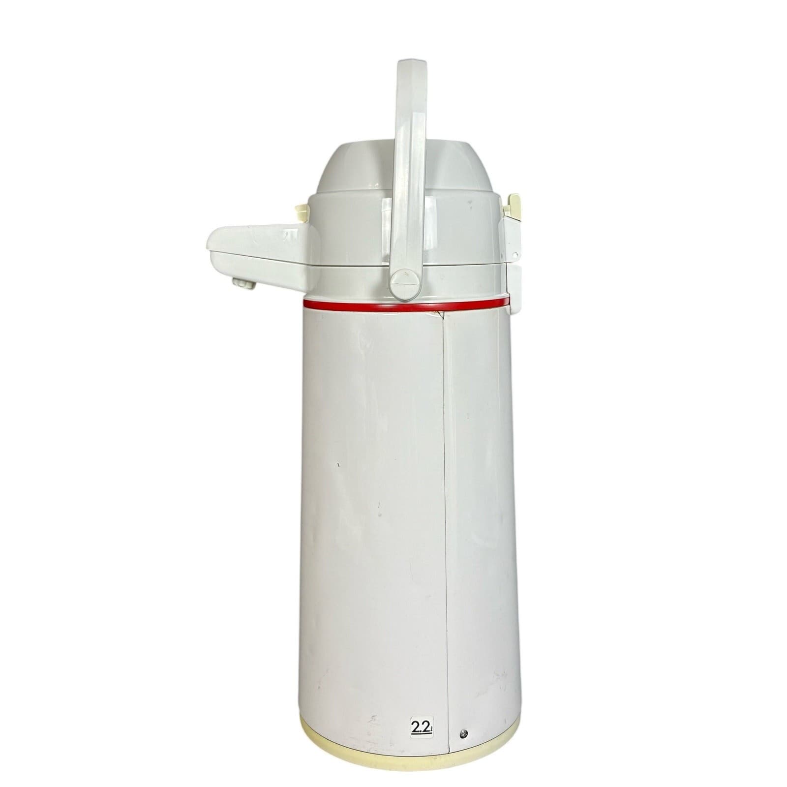 Gloria White 2.2 L 16” Air Pot for Crate & Barrel Vintage - Thumbnail 4
