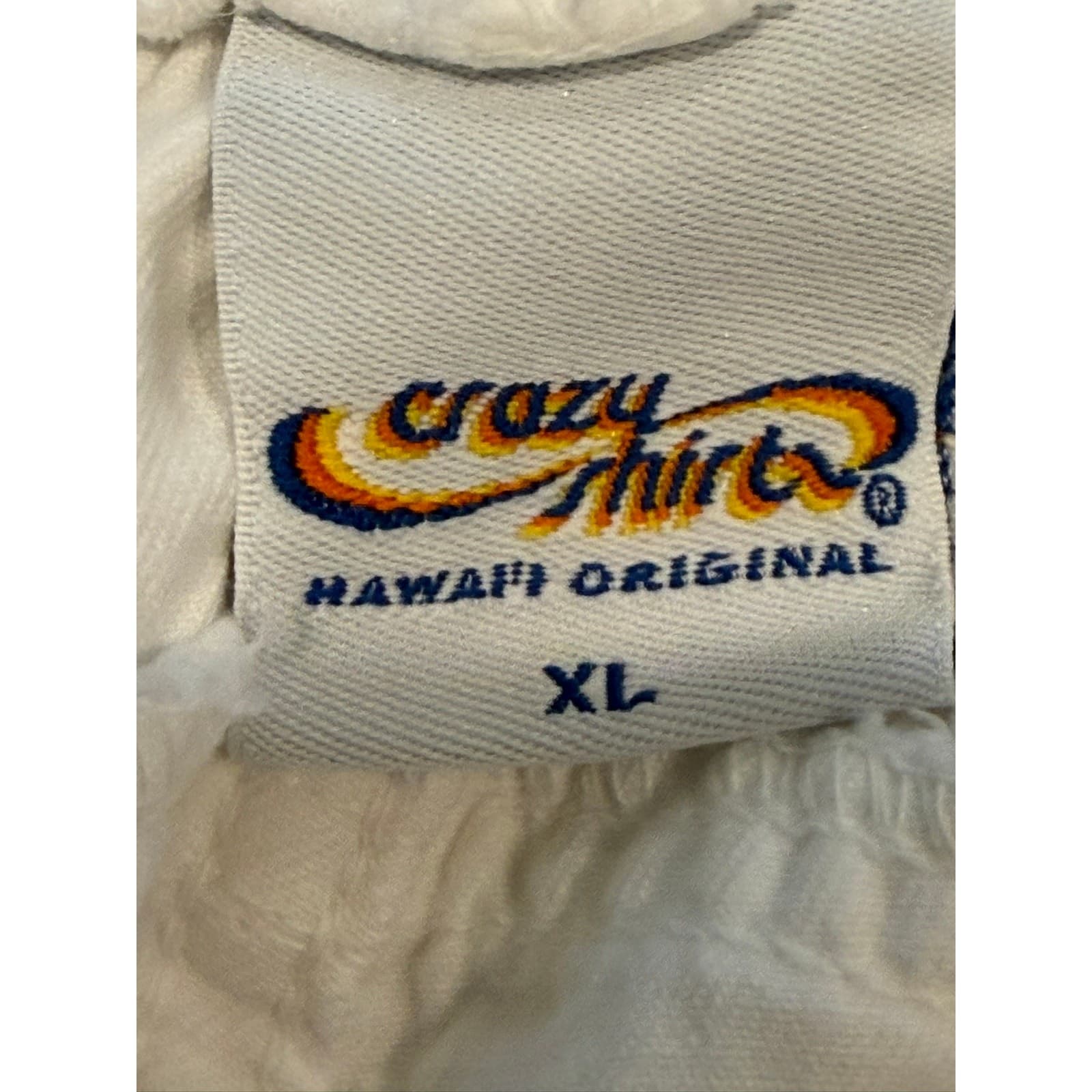 Crazy Shirts Hawaii Original White Drawstring Cotton Pants Men's XL Casual - Thumbnail 5