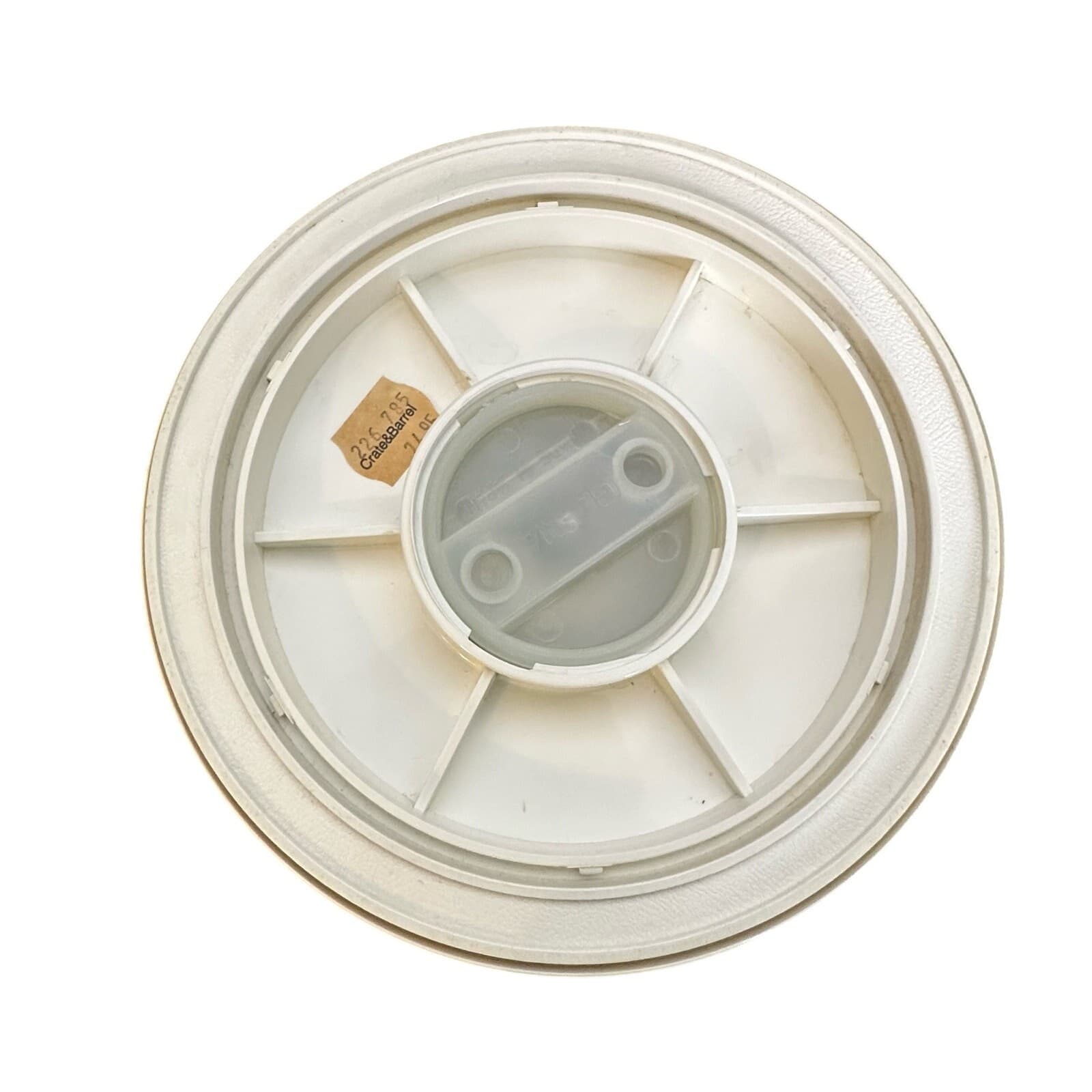Gloria White 2.2 L 16” Air Pot for Crate & Barrel Vintage - Thumbnail 14