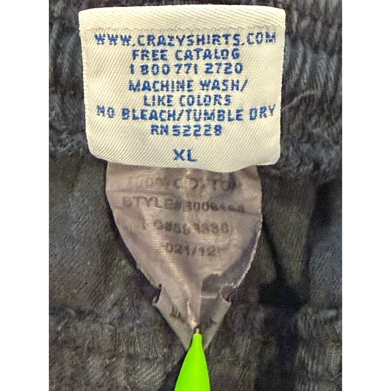 Crazy Shirts Hawaii Original Pants XL Black Elastic Waist Drawstring 29 Inseam - Thumbnail 3