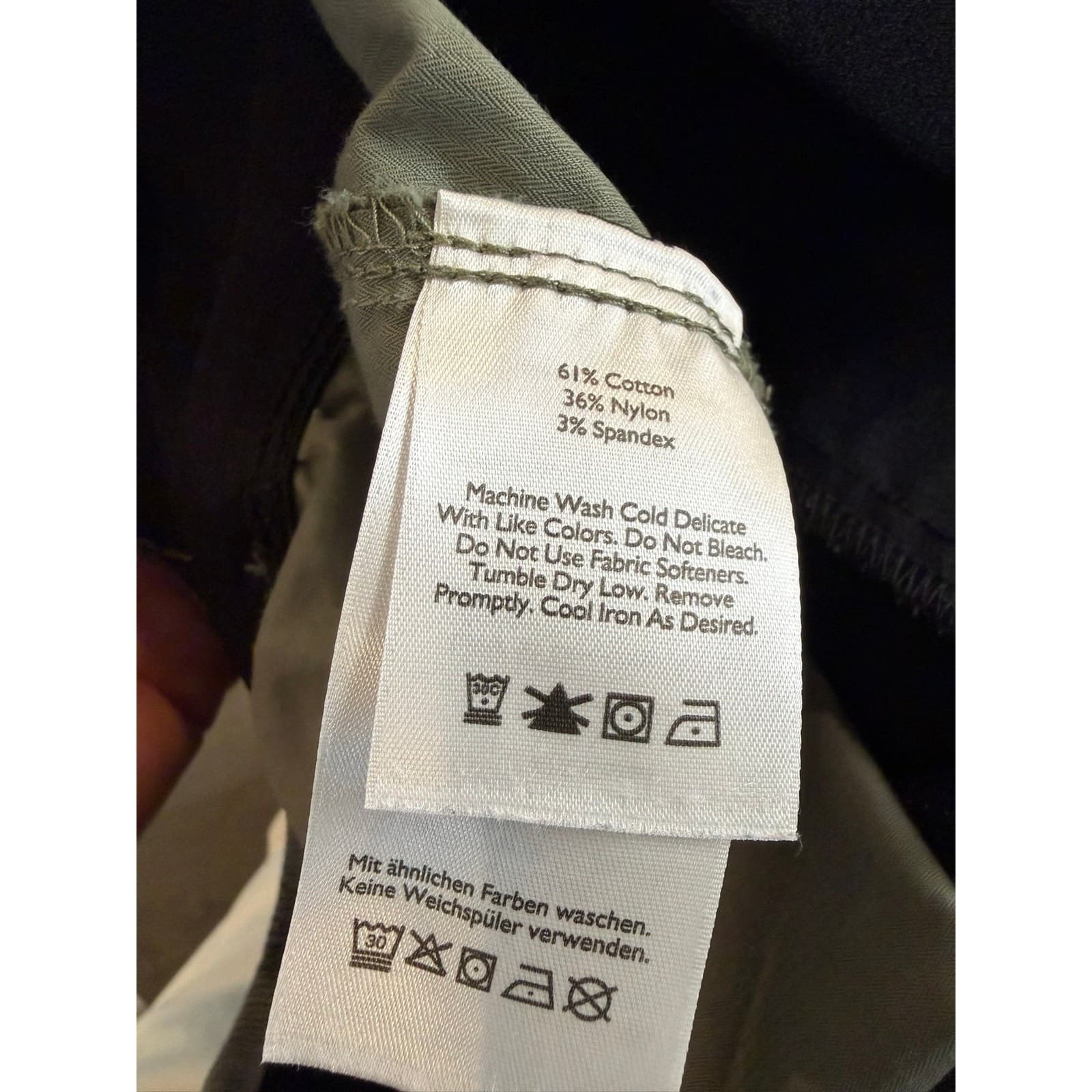 Eddie Bauer Mens XL Guide Pro Trail Pants Olive Stretch Drawstring Hiking 29 - Thumbnail 5