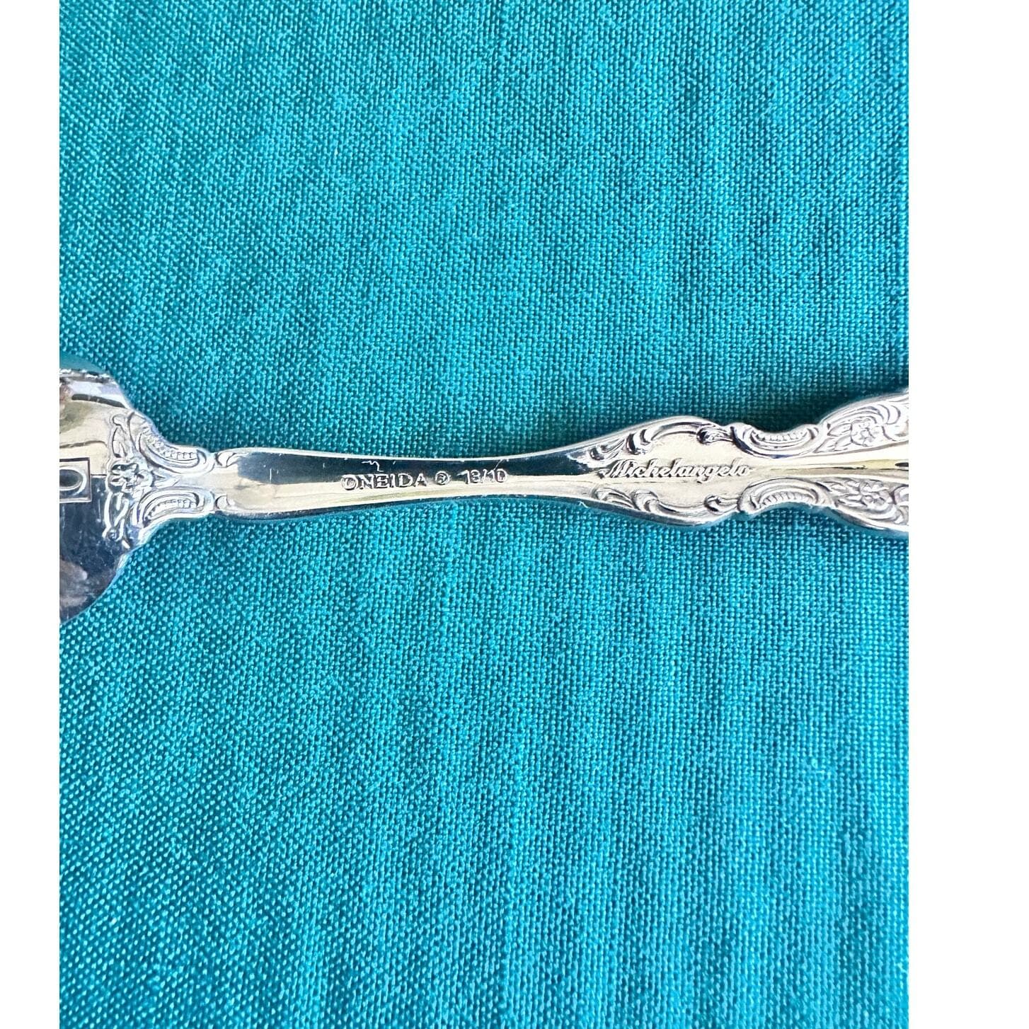 Oneida Michelangelo 18/10 Stainless Steel Teaspoons-Set of 5-Excellent! - Thumbnail 4