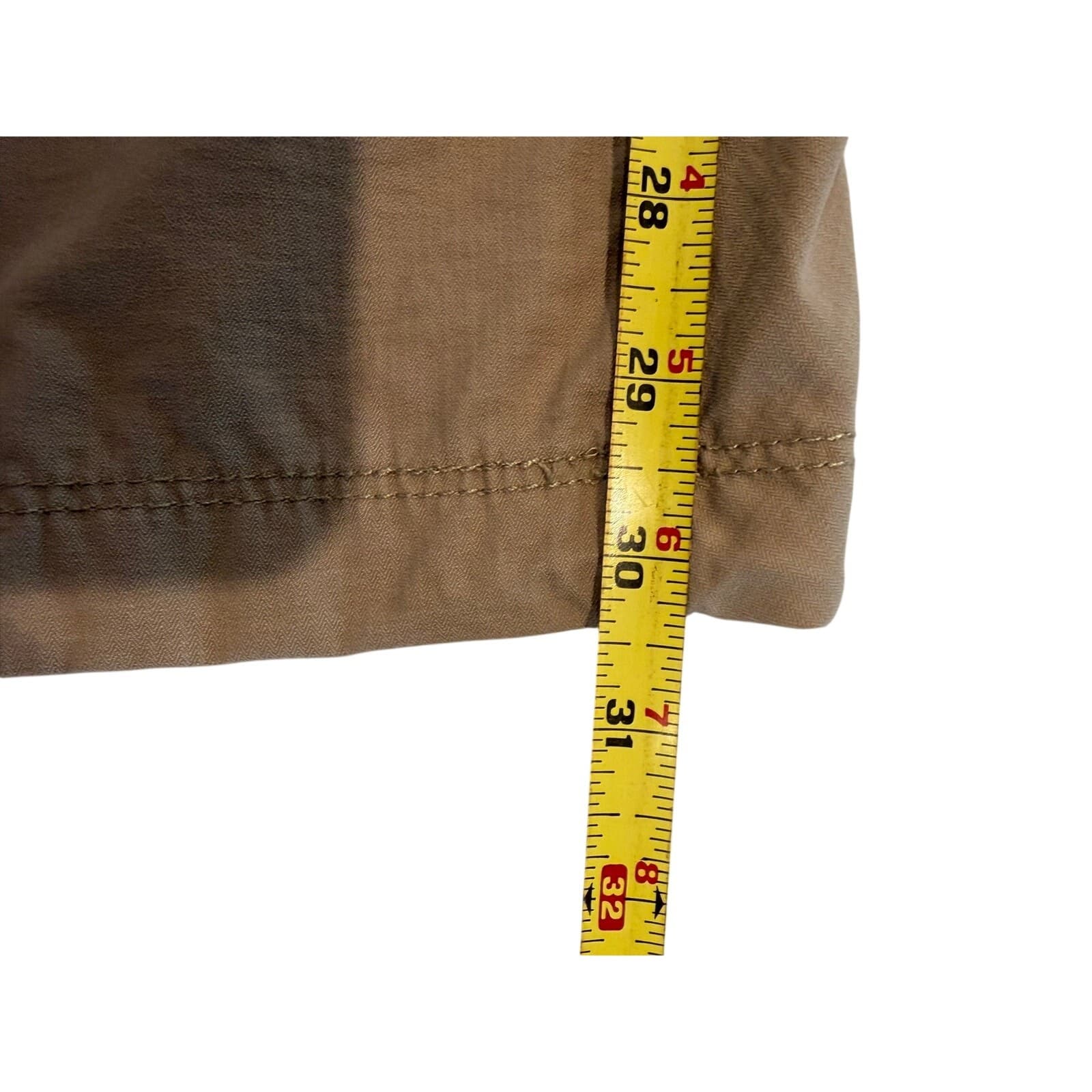Eddie Bauer Men's XL Tan Ripstop Hiking Cargo Pants Elastic Waist 30" Inseam - Thumbnail 5