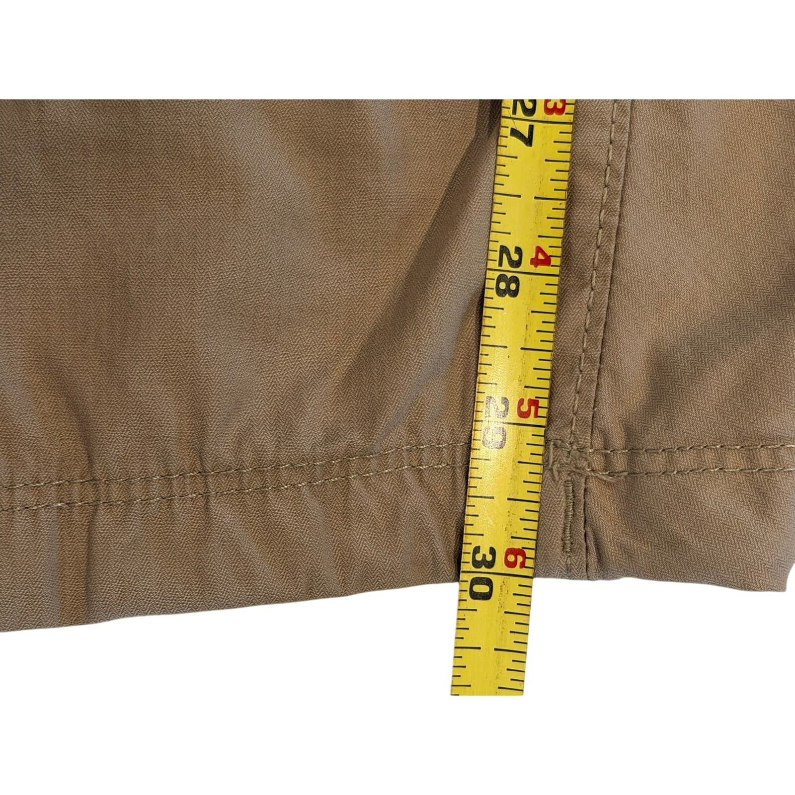 Eddie Bauer Mens XL Tan Ripstop Cargo Hiking Pants Elastic Waist Drawstring - Thumbnail 6