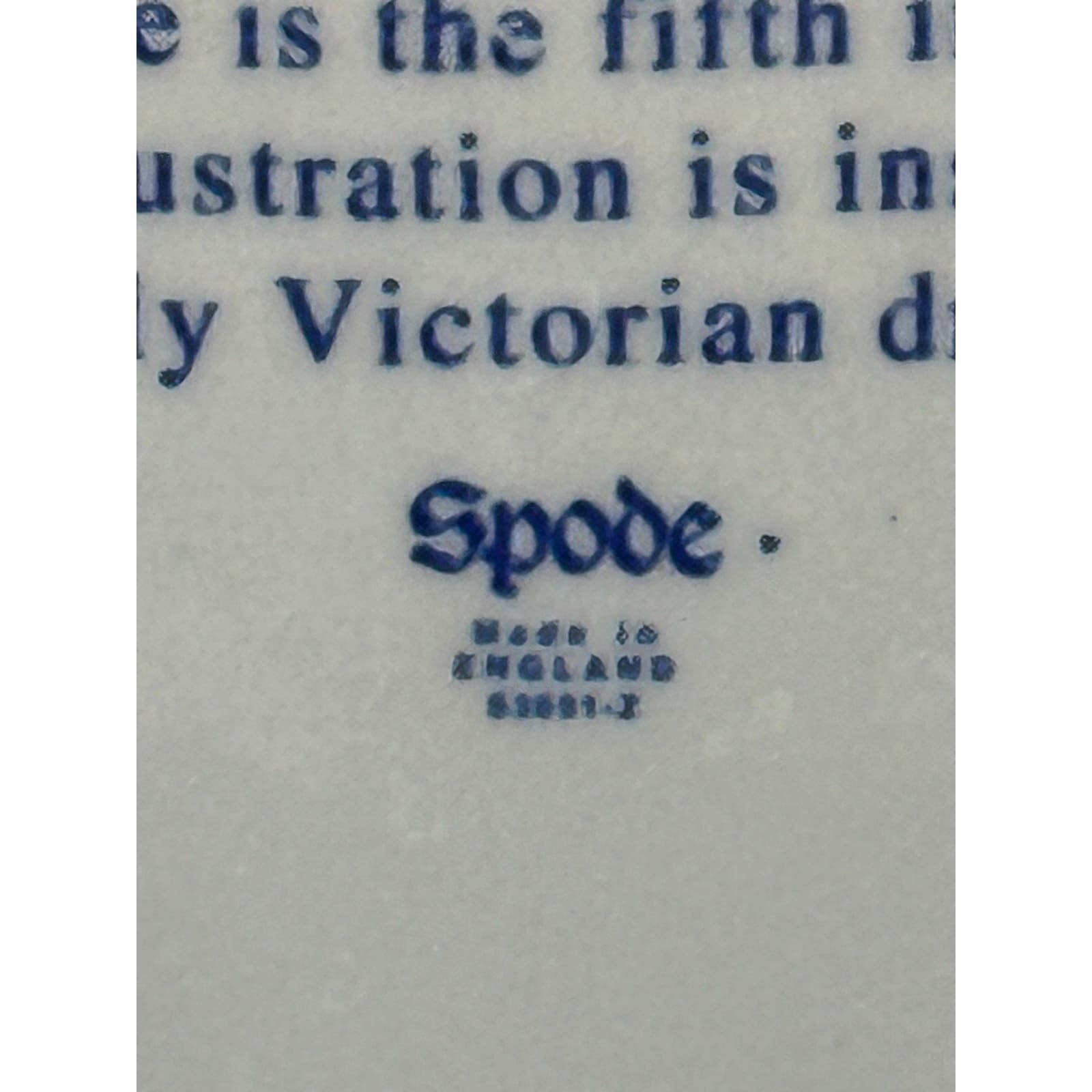Spode The Blue Room Collection Christmas Plate No. 5 8-5/16" - Thumbnail 8