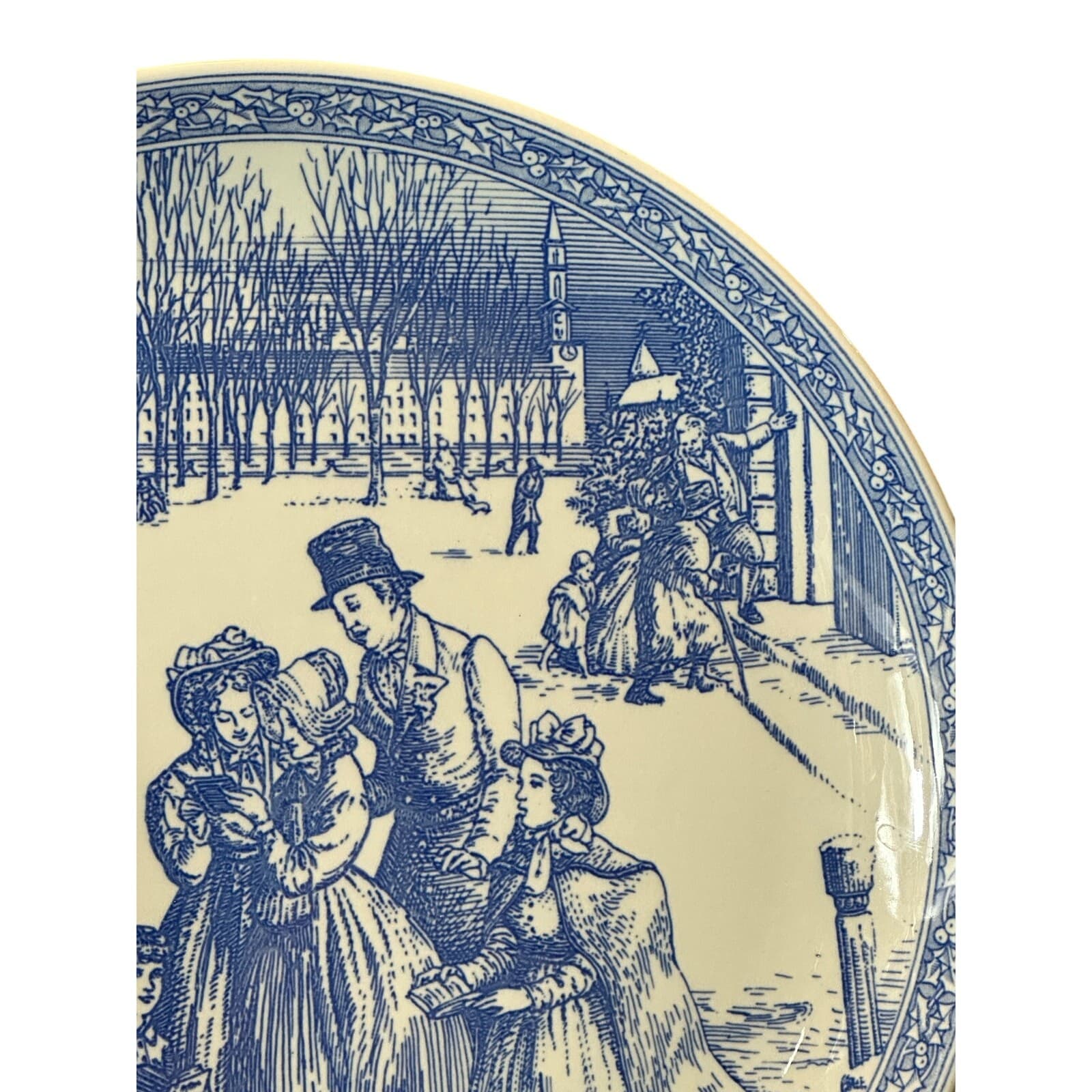 Spode The Blue Room Collection Christmas Plate No. 5 8-5/16" - Thumbnail 3