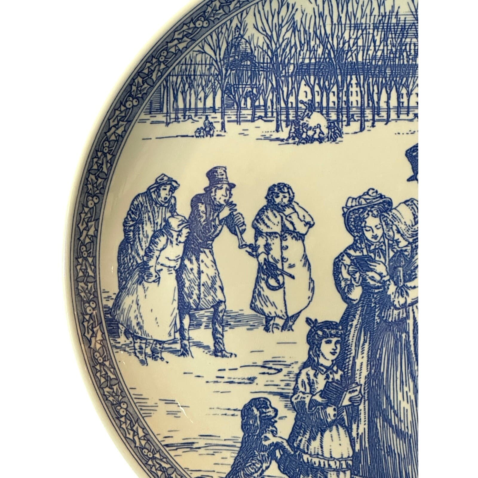 Spode The Blue Room Collection Christmas Plate No. 5 8-5/16" - Thumbnail 4