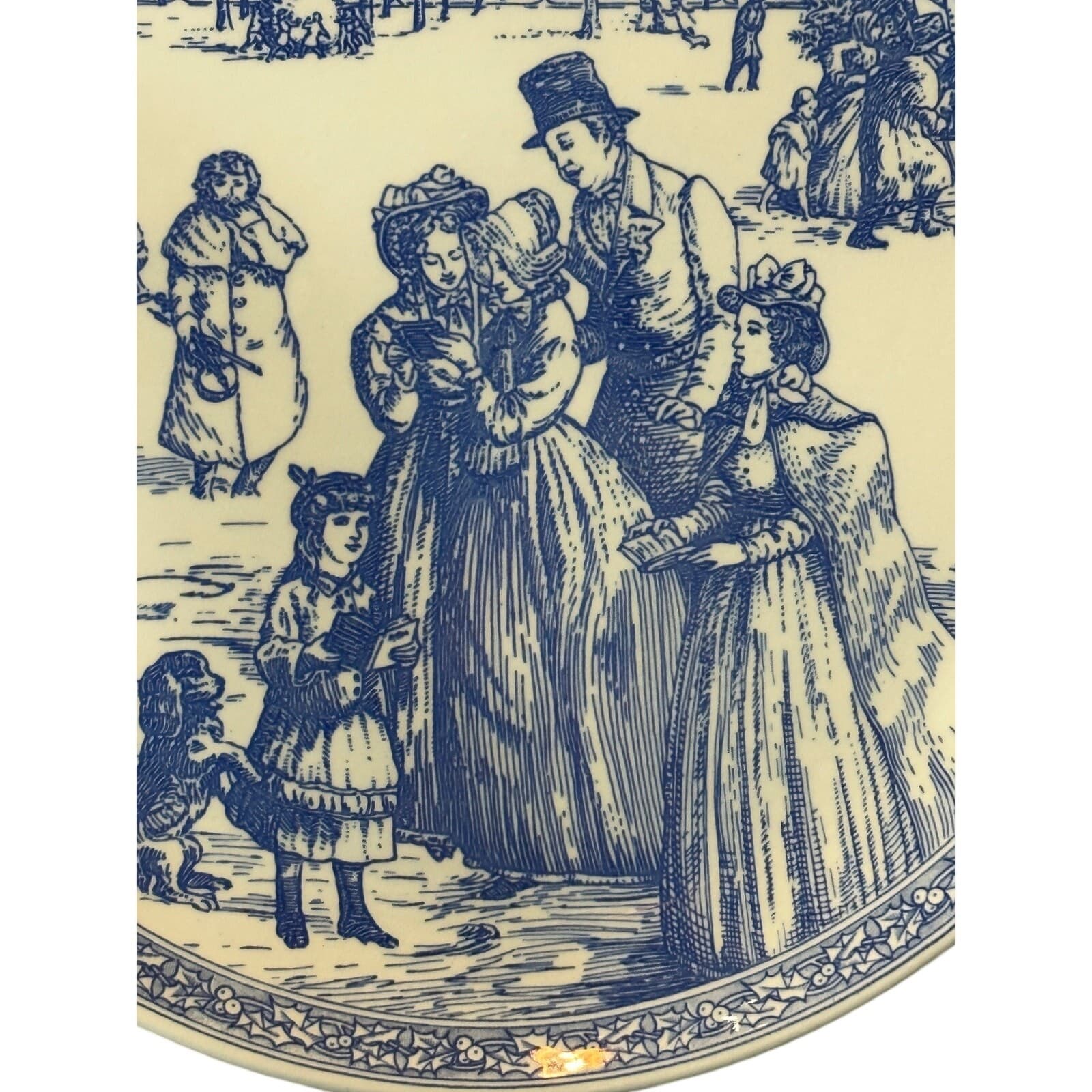 Spode The Blue Room Collection Christmas Plate No. 5 8-5/16" - Thumbnail 2