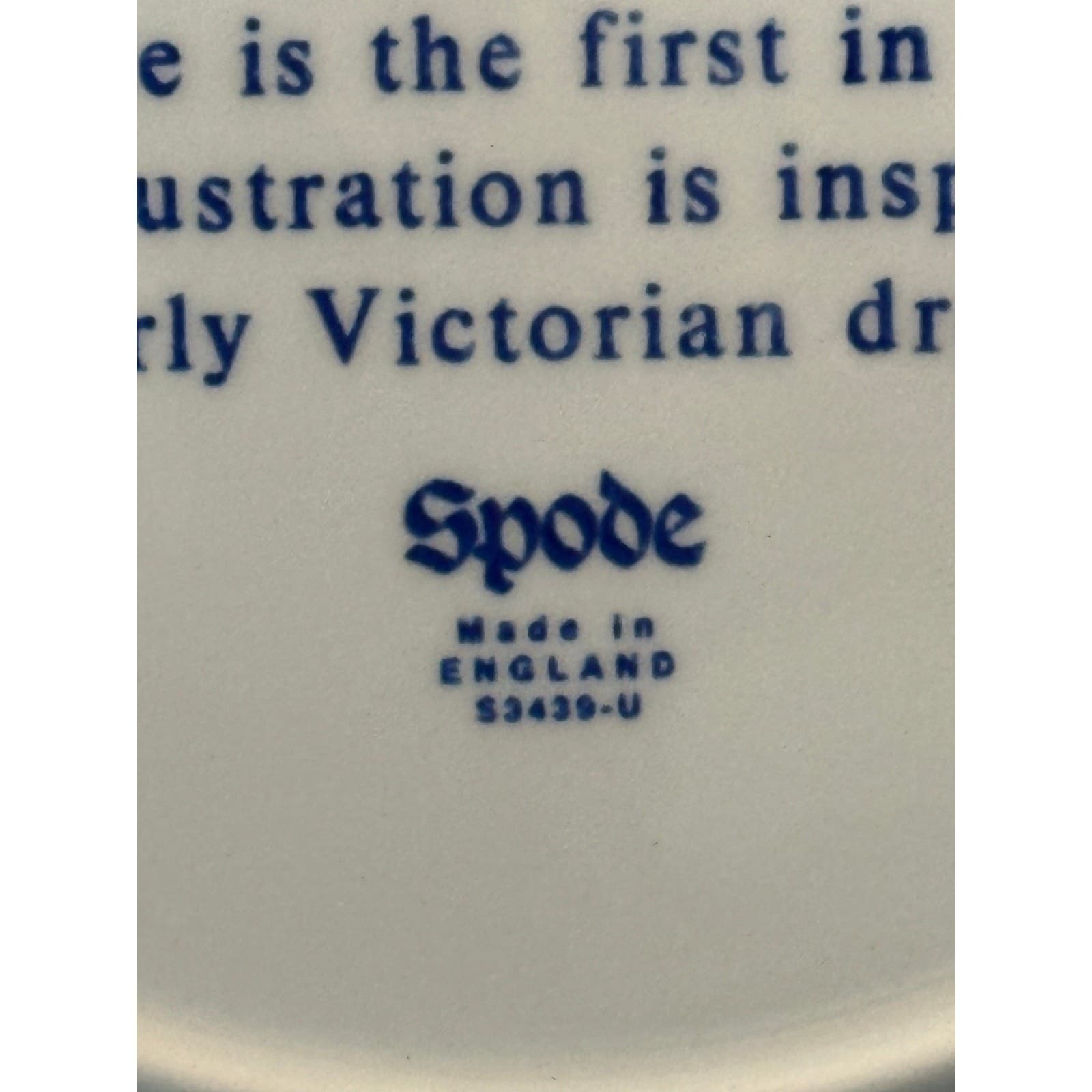 Spode The Blue Room Collection Christmas plate No. 1 England 8-3/8" - Thumbnail 7