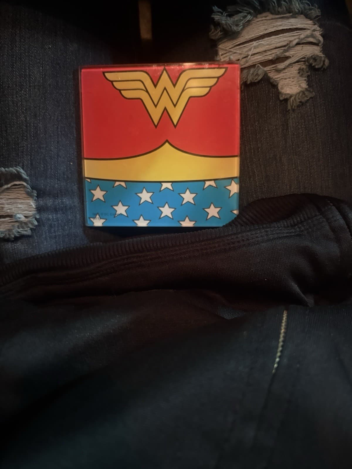 3 Piece Glass Coaster Set DC Comics Wonder Woman Batman and Green Lantern - Thumbnail 2