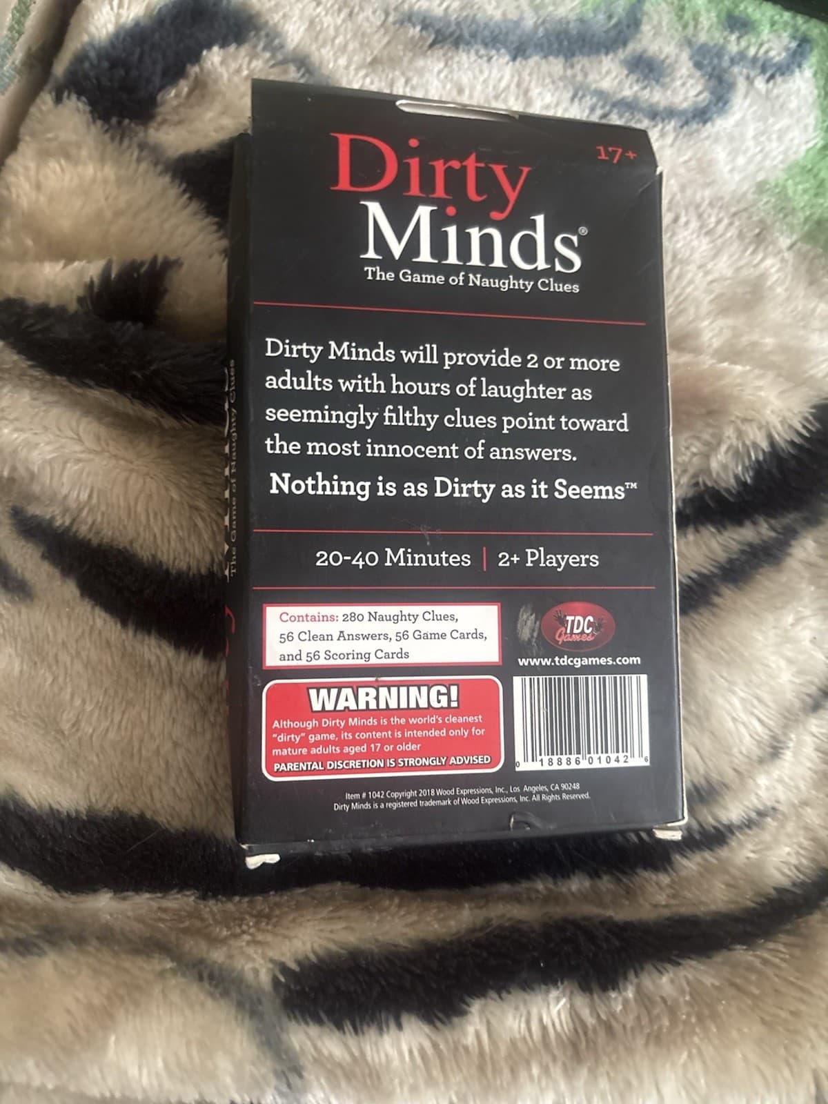 Dirty Minds The Game of Naughty Clues, Worlds Cleanest Dirty Game New & Sealed - Thumbnail 2