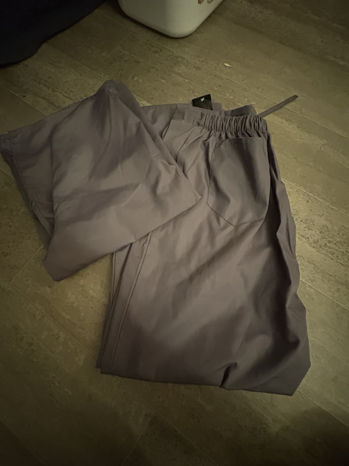 Natural Uniforms Scrub Pants Charcoal S 65% Polyester 35% Cotton BP101 - Thumbnail 4