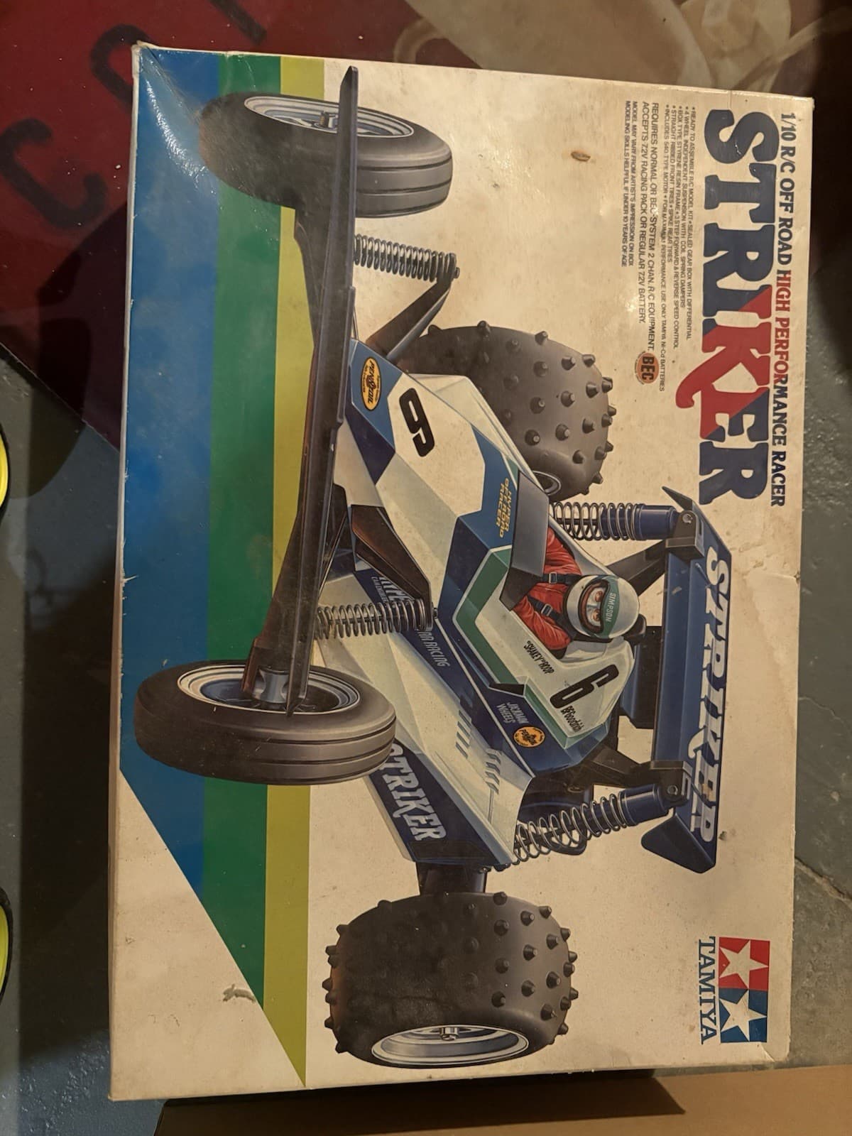 Tamiya Striker 1:10 2WD Off-Road Electric RC Vintage 58061 Lot - Thumbnail 2