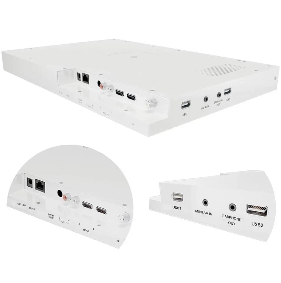 SYLVOX 15.6 inch Under Cabinet TV Kitchen TV 1080P Built-in Google Play RV TV - Thumbnail 2