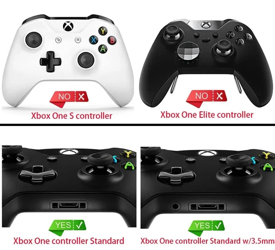 New Full Set Buttons Replacement Parts for Xbox One Controller 3.5 mm Jack Elite - Thumbnail 3