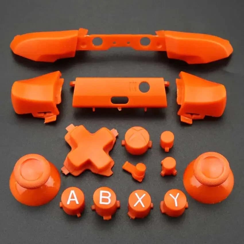 Full Sets Chrome Button Replacement For Xbox One S Dpad ABXY Trigger Grips - Thumbnail 16