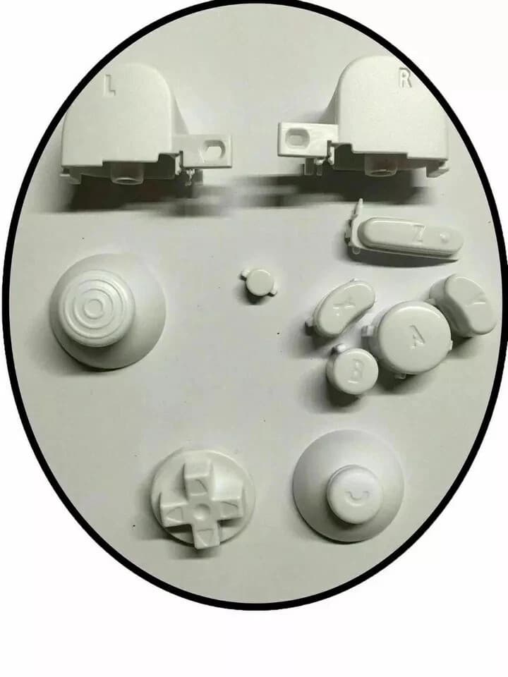 Nintendo Gamecube Controller Mod Colorful Complete button set with Thumbsticks - Thumbnail 12