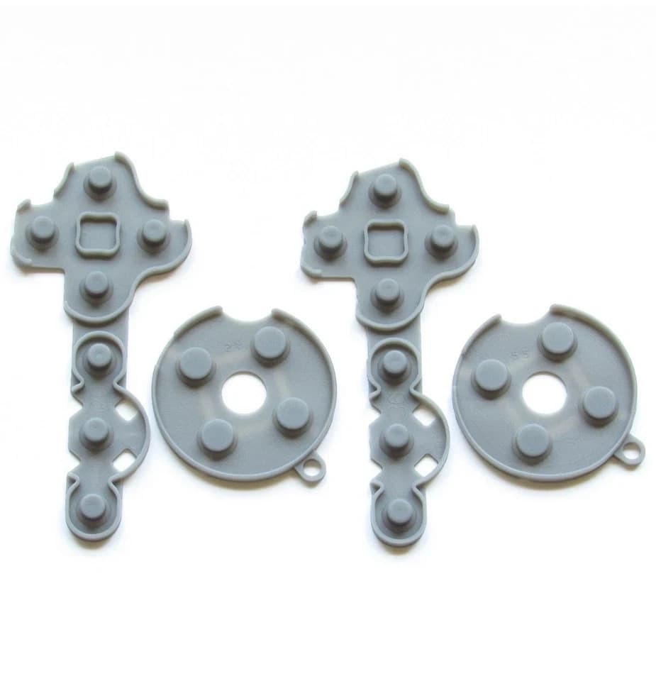 2 Xbox 360 Rubber Button Contact Pads D-Pad Conductive Pads New - Thumbnail 2
