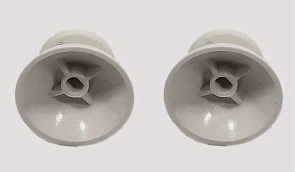2x Replacement Analog Thumbsticks for Nintendo Wii U Gamepad Controller White - Thumbnail 2