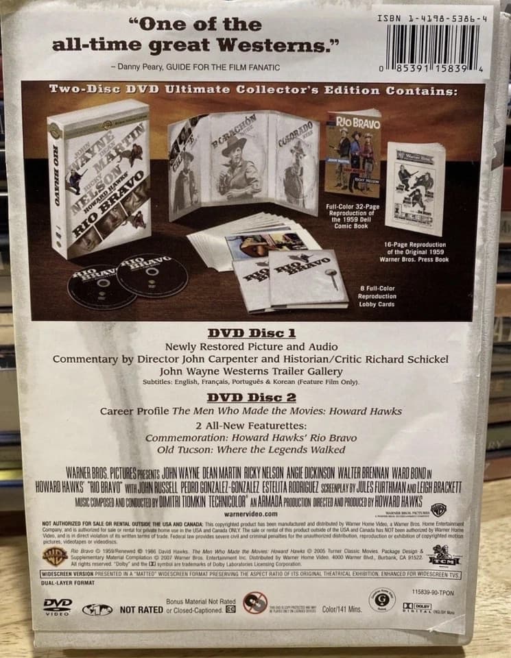 RIO BRAVO - John Wayne - WB Ultimate Collectors Edition - DVD - Thumbnail 2