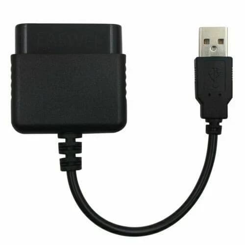 2x USB Cable PS2 to PS3 Video Game Controller Converter For Sony PlayStation 2 3 - Thumbnail 3