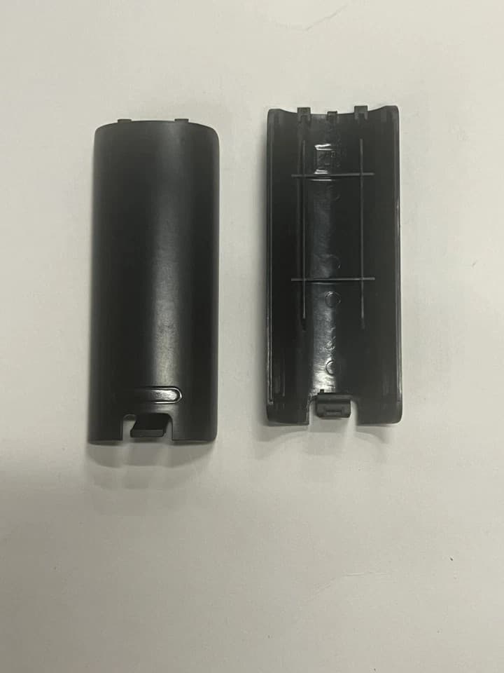 Nintendo Wii Remote Controller Black Battery Cover Replacement - Thumbnail 2