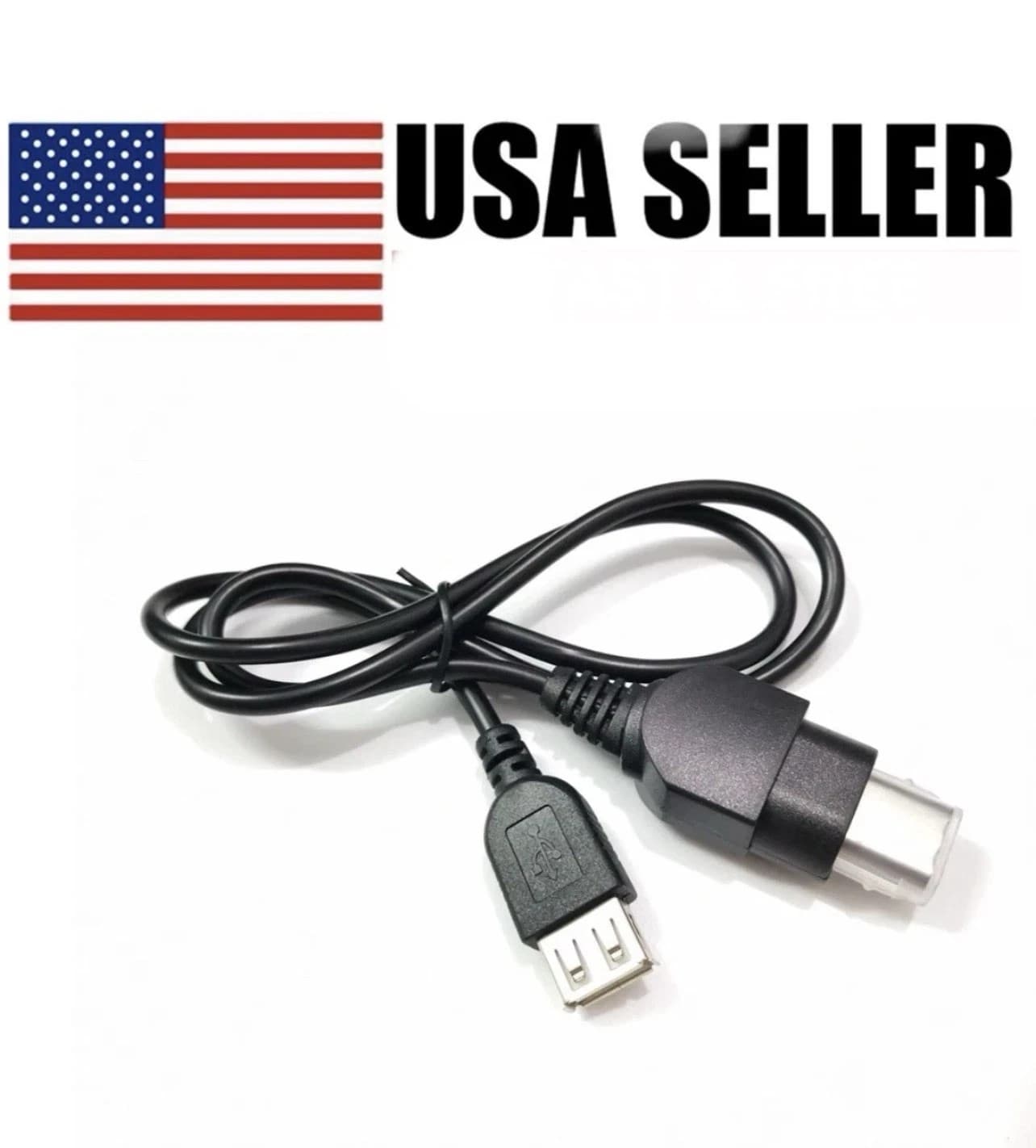 PC Female USB To Xbox Console Converter Cable US Seller Fast Ship - Thumbnail 3