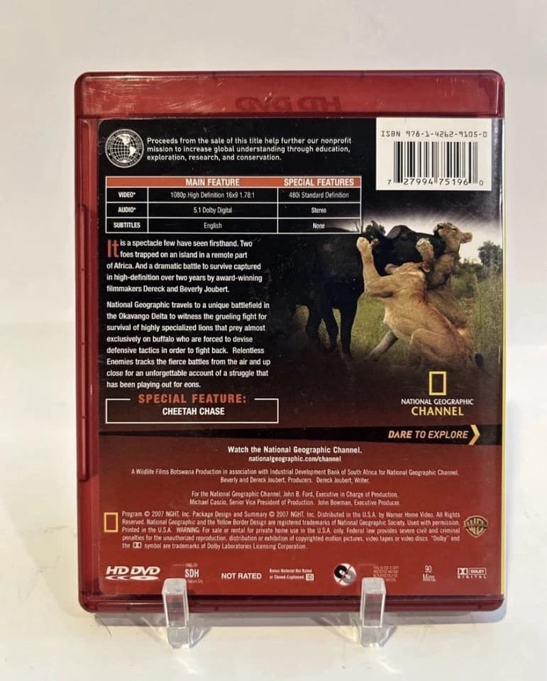 National Geographic: Relentless Enemies (HD DVD, 2007) - Thumbnail 2