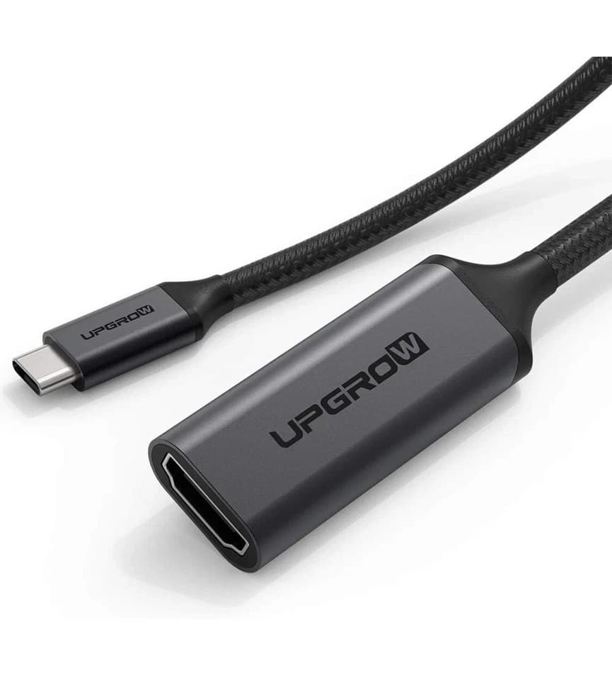 UPGROW USB-C to HDMI Adapter for connecting device to screen monitor TV - Thumbnail 7