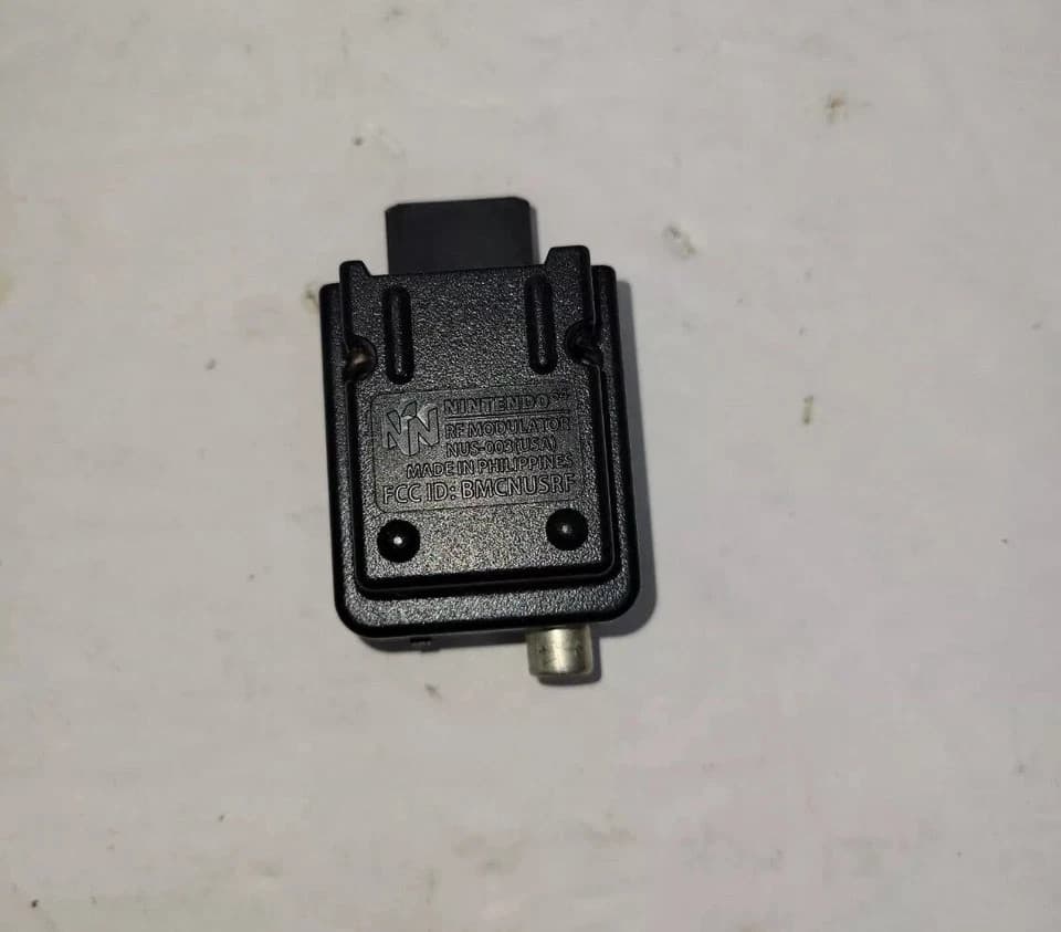 RF Modulator Nintendo 64 N64 NUS-003 (USA) OEM Authentic A/V Adaptor Video Games - Thumbnail 5