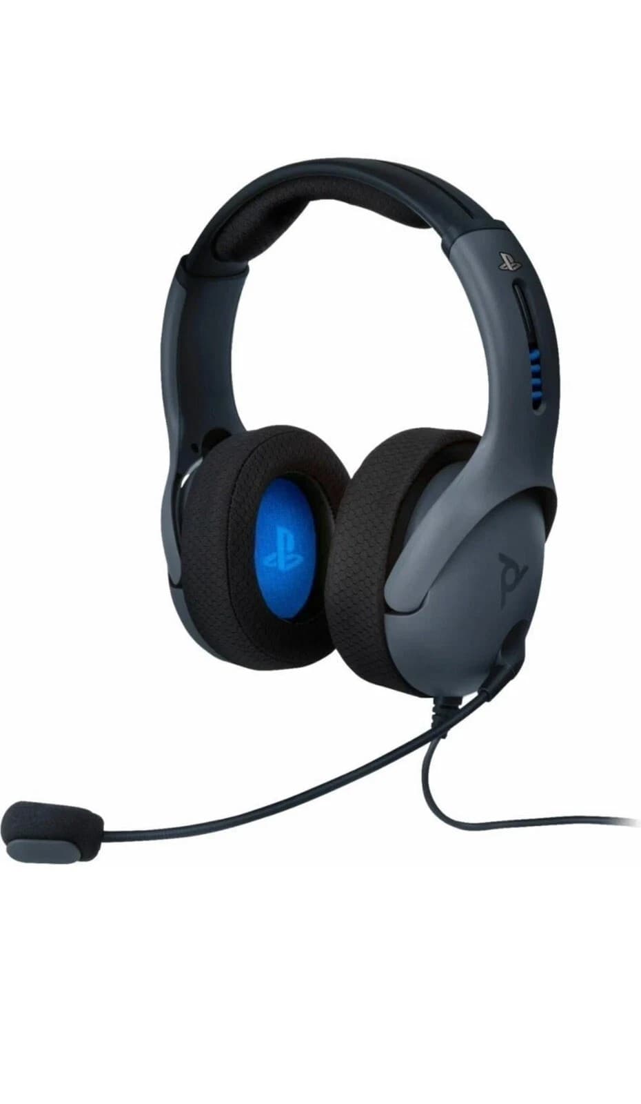 PDP Gaming LVL50 Wired Stereo Gaming Headset for PlayStation PS4, Black - Thumbnail 2