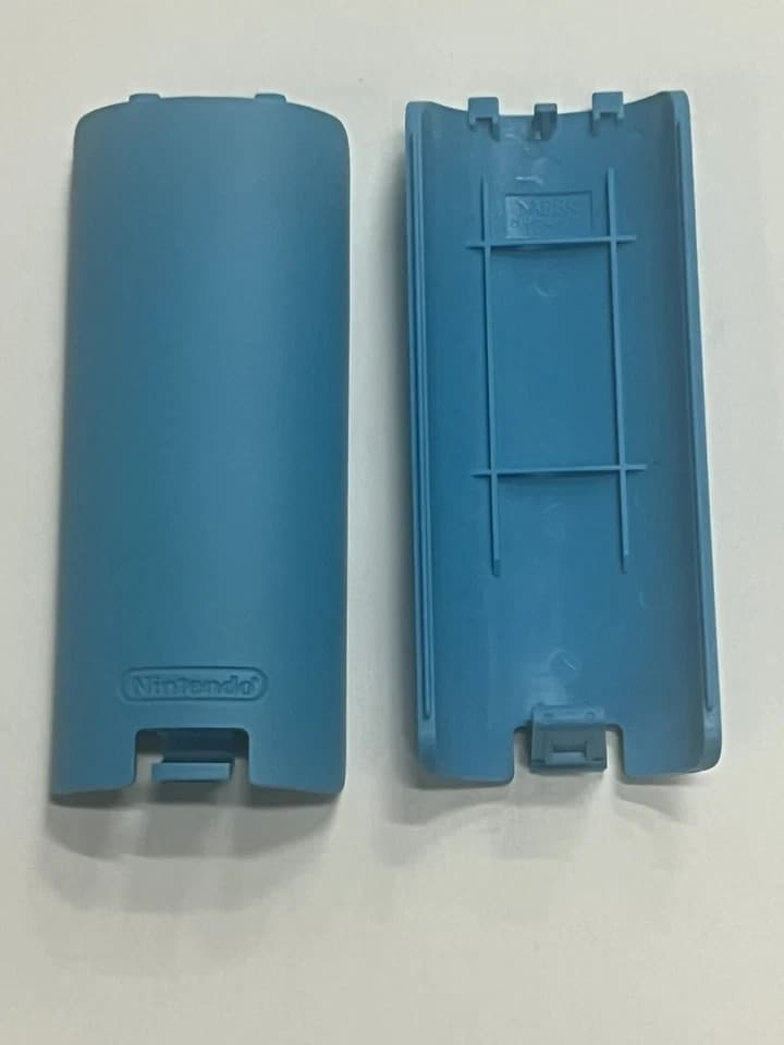 OEM Nintendo Wii Remote Controller Blue Battery Cover Replacement - Thumbnail 2