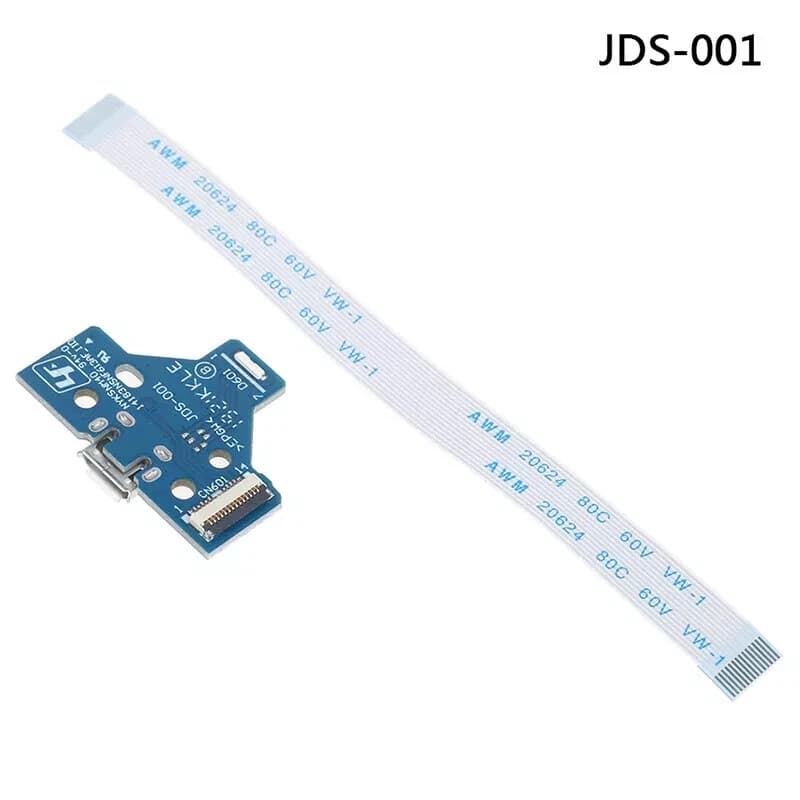 USB Charging Port Socket Circuit Board 12Pin JDS 011 030 040 For PS4 ControY`xb - Thumbnail 4