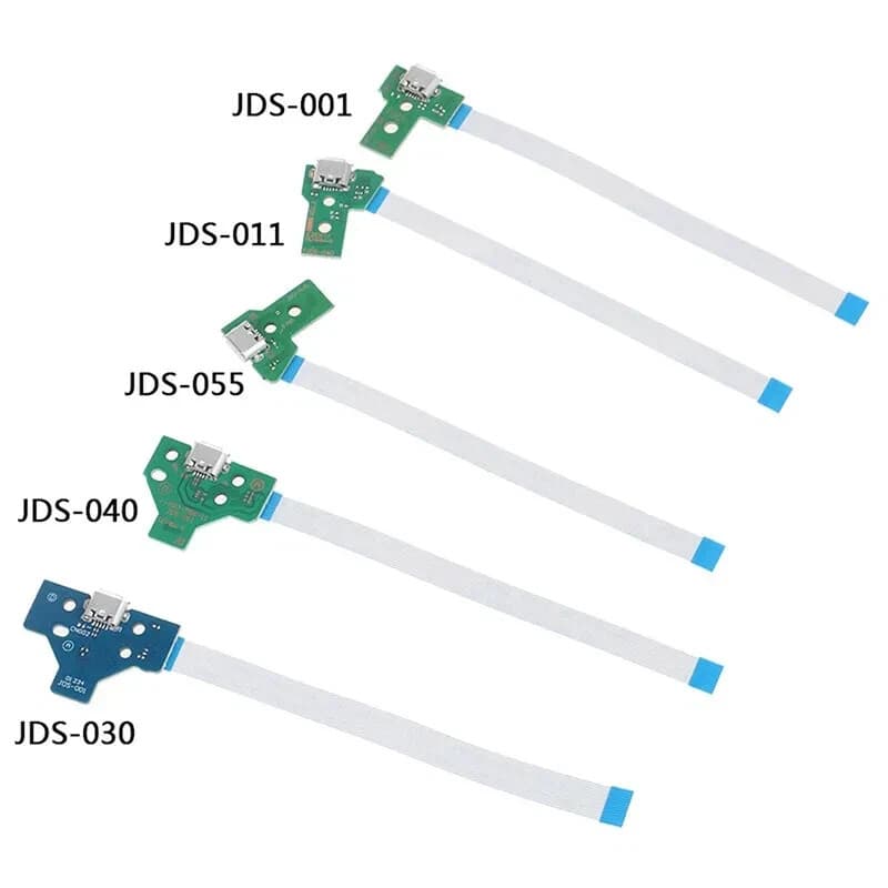 USB Charging Port Socket Circuit Board 12Pin JDS 011 030 040 For PS4 ControY`xb - Thumbnail 5