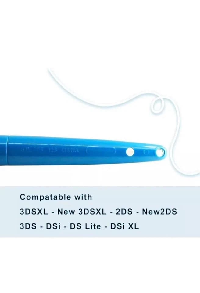 5X Original Universal Touch Stylus Big Pen for Nintendo DSi XL LL Blue and White - Thumbnail 3