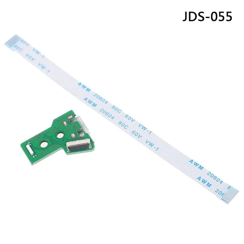 USB Charging Port Socket Circuit Board 12Pin JDS 011 030 040 For PS4 ControY`xb - Thumbnail 2