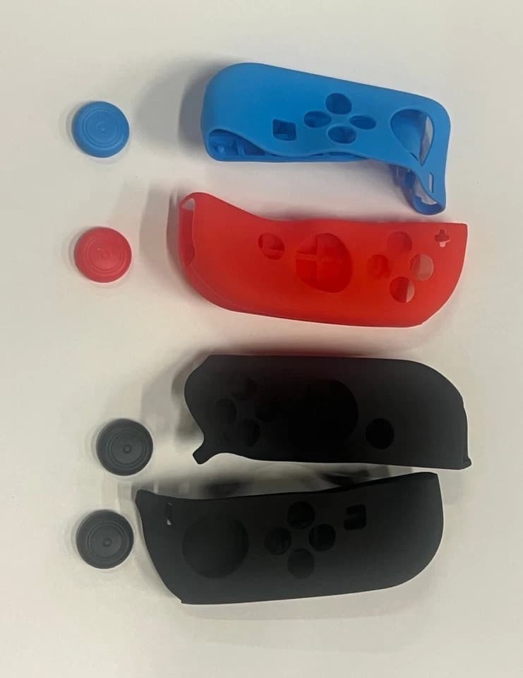 4 Pack Racing Steering Wheel For Nintendo Switch Joy-Con Controller Handle Grip - Thumbnail 3