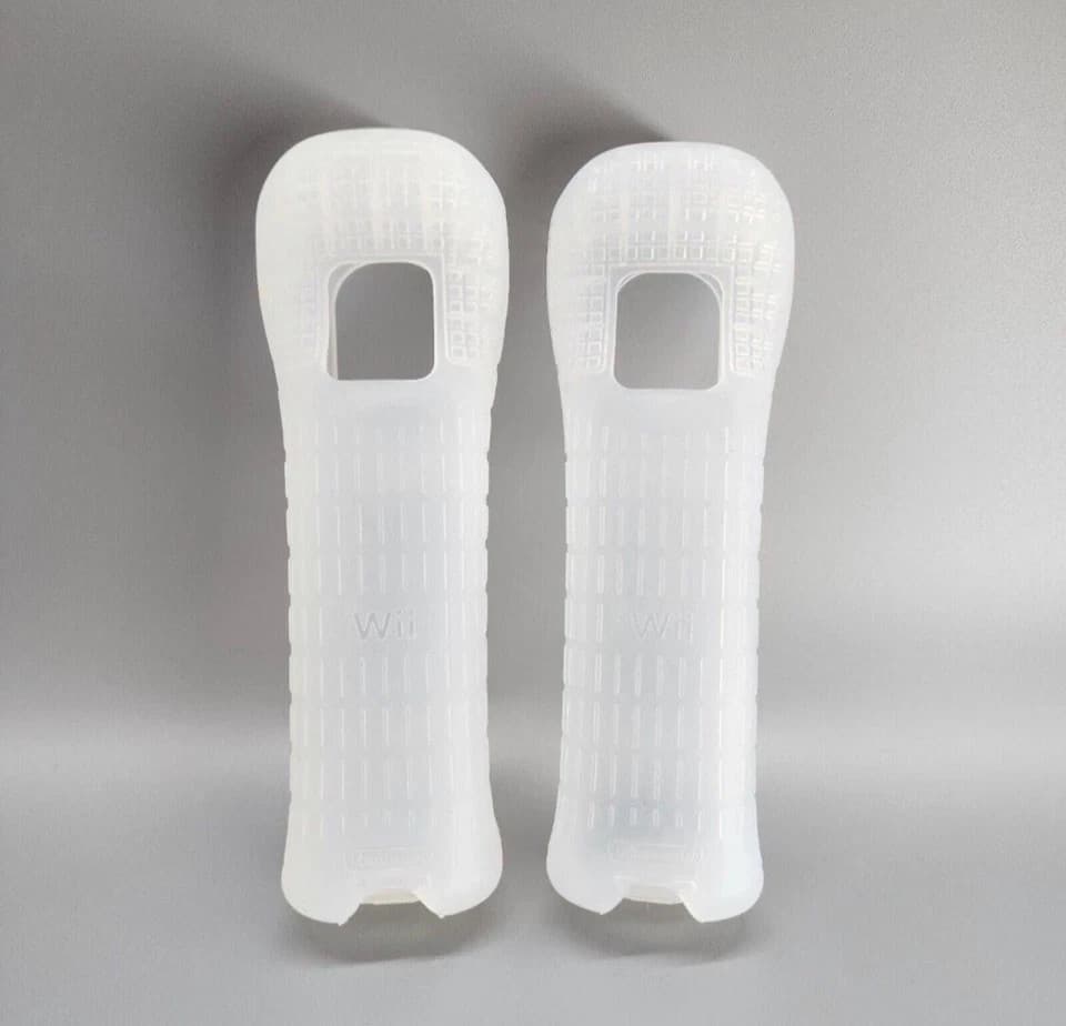 OEM Nintendo Wii Silicone Remote Controller CLEAR Sleeve Cover RVL-022 - Thumbnail 3