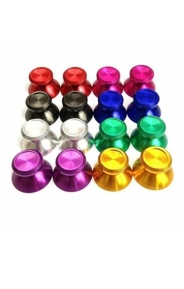 2PCS Metal Joystick Thumb Stick Grip Cap Cover For PS4Xbox One Analog Controller - Thumbnail 2