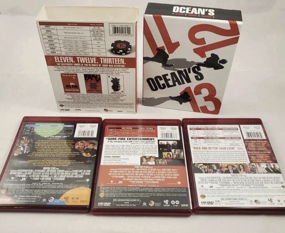 Oceans Eleven, Twelve & Thirteen 11 12 13 (HD-DVD 2007) - Thumbnail 2