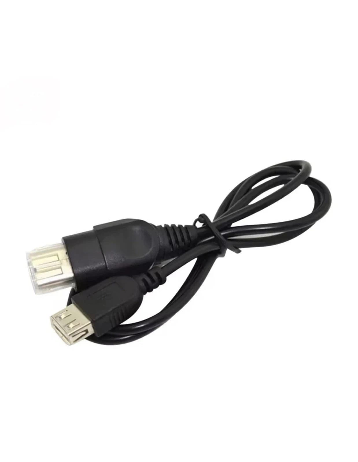 Xbox to Controller to Female USB Adapter Converter Cable Cord Black 70cm - Thumbnail 4